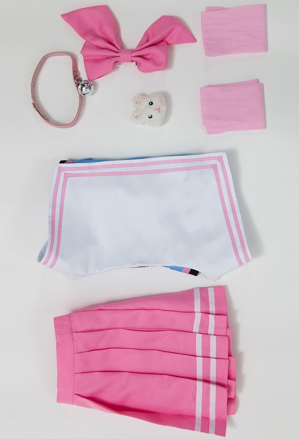 OW Dva Derivative Bodysuit Rosa Blau Sexy Lingerie HIgh Cut Kawaii Dessous OW Dva Derivative Bodysuit Rosa Blau Sexy Lingerie HIgh Cut Kawaii Dessous