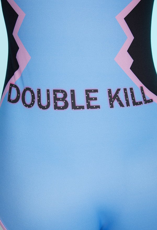 OW Dva Derivative Bodysuit Rosa Blau Sexy Lingerie HIgh Cut Kawaii Dessous OW Dva Derivative Bodysuit Rosa Blau Sexy Lingerie HIgh Cut Kawaii Dessous