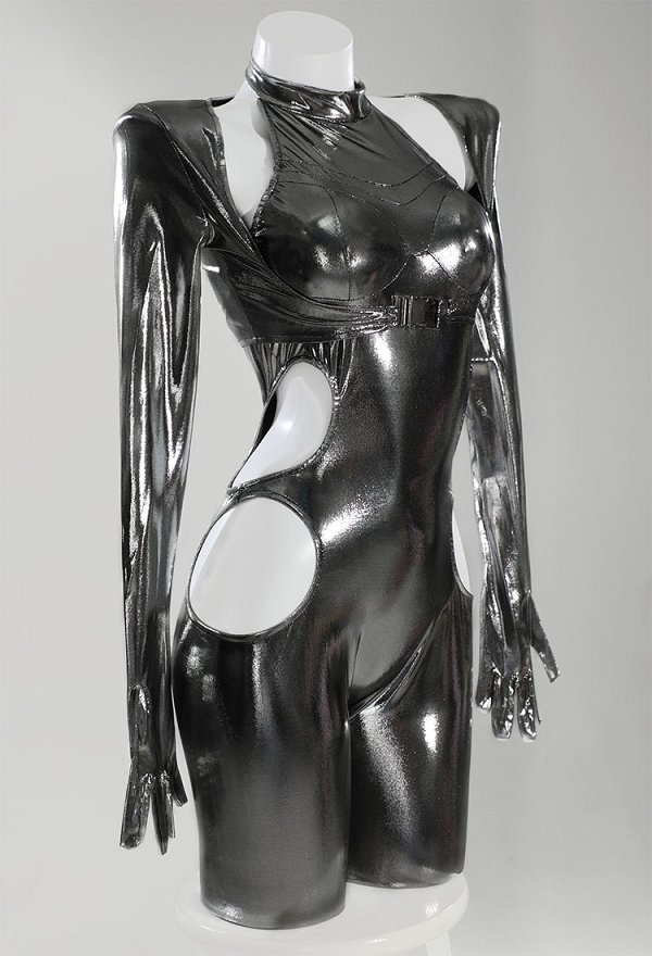 Sexy Lingerie Bodysuit Shiny Hollowed Halter Romper and Top with Mask Sexy Lingerie Bodysuit Shiny Hollowed Halter Romper and Top with Mask