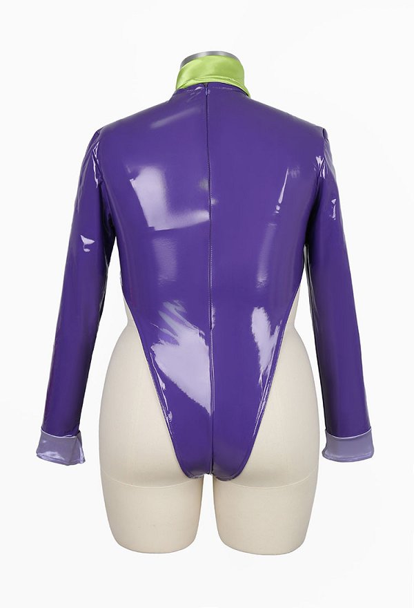 Talla Plus Sexy Traje de lencería inspirado en Daphne de cuerpo entero con transparencias incluye corsé y minifalda