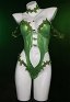 Sexy Lingerie Bodysuit Vine Style Bodysuit and Thigh Socks with Gloves and Choker
