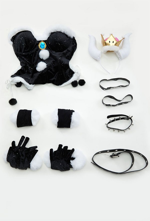 Talla Grande Hime Derivado Sexy Erótico Conjunto de Navidad Peluche con Guantes y Calcetines