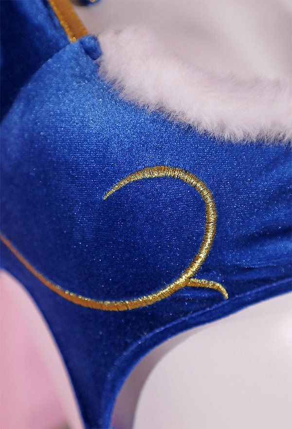 SF Chun-Li Derivative Sexy Lingerie Cosplay Bodysuit and Skirt with Thigh Socks SF Chun-Li Derivative Sexy Lingerie Cosplay Bodysuit and Skirt with Thigh Socks