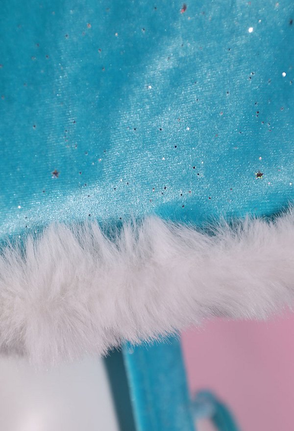 Rosalina Derivative Sexy Lingerie Set Christmas Furry Cutout Bodysuit with Short Cape Choker Crown