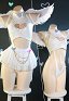Panty Derivado Sexy Lencería Sostén Halter con Alas de Cosplay