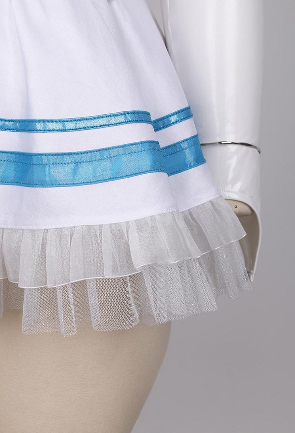 Talla Extra Stockings Derivada Sexy Conjunto Erótico Body Ahuecado en V Profunda y Vestido Corto con Mangas de Mano y Alas