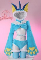 PM Derivative Bikini Furry Paw Sexy Lingerie Kawaii Plush Homewear Top de pata peluda y Braga de Sujetador con Medias PM Derivative Bikini Furry Paw Sexy Lingerie Kawaii Plush Homewear Top de pata peluda y Braga de Sujetador con Medias