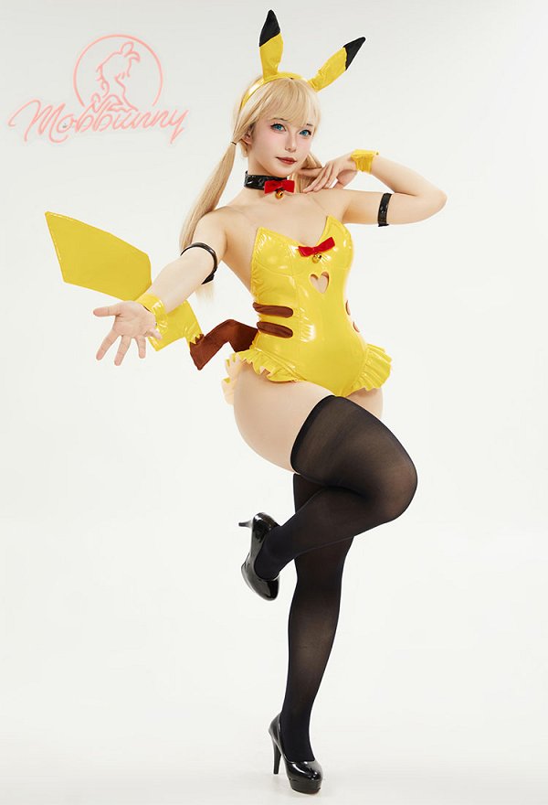 PM Derivado Sexy Lencería de Bunny Girl Lencería Amarilla con Diadema y Medias PM Derivado Sexy Lencería de Bunny Girl Lencería Amarilla con Diadema y Medias