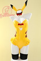 PM Derivado Sexy Lencería de Bunny Girl Lencería Amarilla con Diadema y Medias PM Derivado Sexy Lencería de Bunny Girl Lencería Amarilla con Diadema y Medias