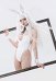 Goddess of Victory: Nikke Blanc Cosplay Costume Banner Bunny Sexy Bodysuit et Bas avec Bandeau