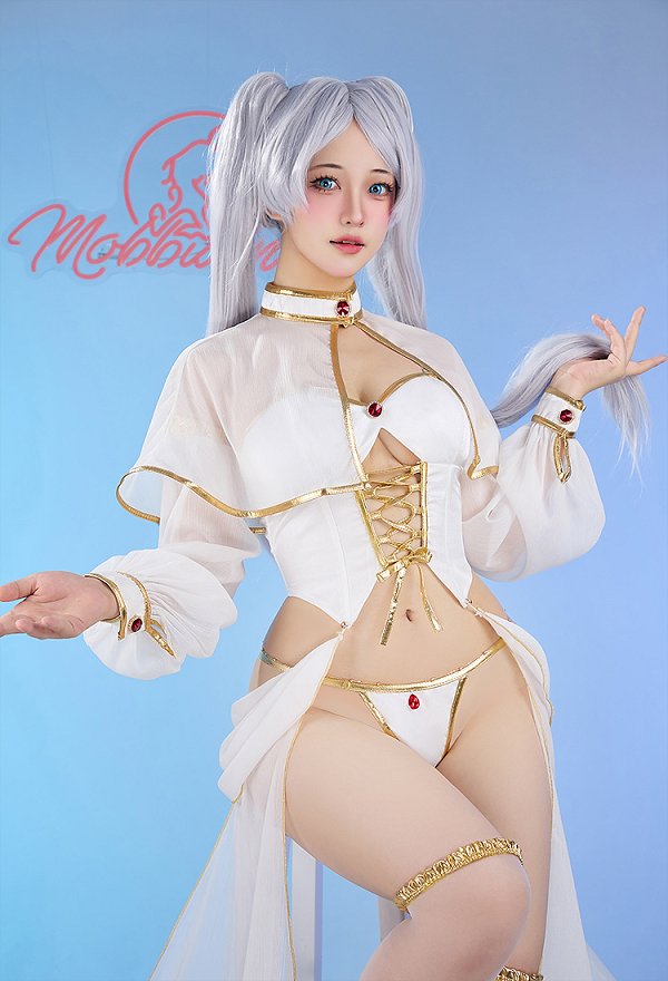 Disfraz de Cosplay Lencería Sexy Derivado de Florilene con Corsé Capa y Braguita Triangular Medias hasta el Muslo Disfraz de Cosplay Lencería Sexy Derivado de Florilene con Corsé Capa y Braguita Triangular Medias hasta el Muslo