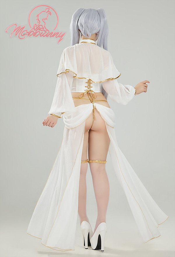 Disfraz de Cosplay Lencería Sexy Derivado de Florilene con Corsé Capa y Braguita Triangular Medias hasta el Muslo Disfraz de Cosplay Lencería Sexy Derivado de Florilene con Corsé Capa y Braguita Triangular Medias hasta el Muslo