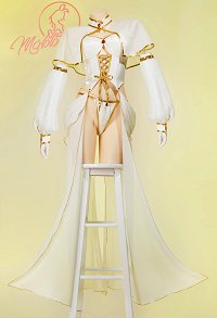 Friren Derivative Sexy Lingerie Set Top Skirt and Cape with Panty and Thigh-high Stockings