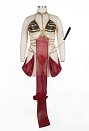 Übergröße Princess Leia Slave Girl Kostüm sexy Dessous Top Tanga mit Ärmeln Halsband Brustkette