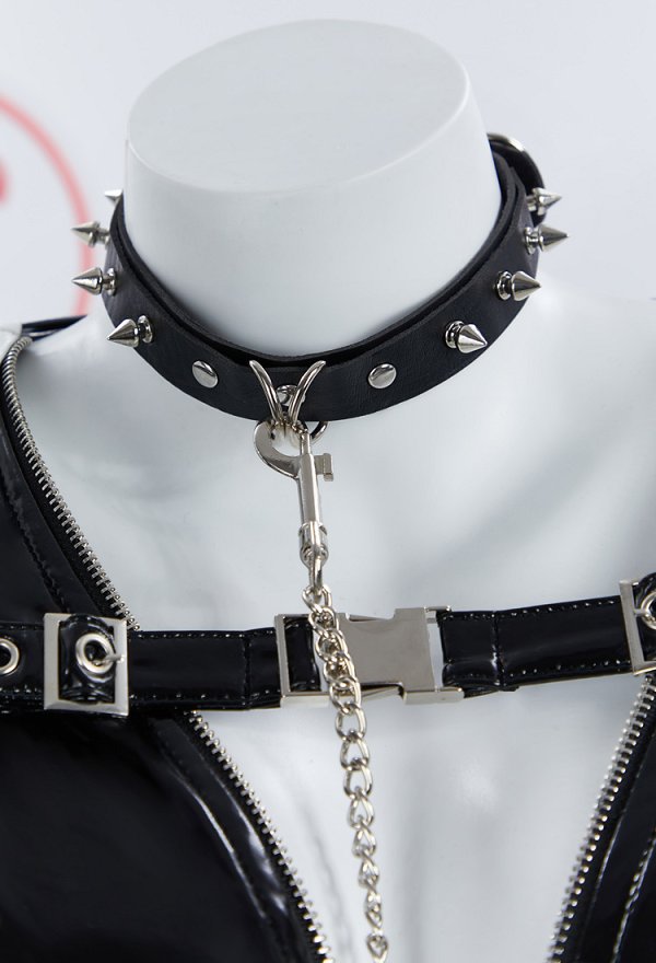 Conjunto de Criada Gótica Sexy con Mono y Delantal a Juego con Chaqueta y Diadema Conjunto de Criada Gótica Sexy con Mono y Delantal a Juego con Chaqueta y Diadema