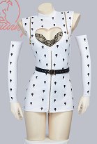 Bucciarati Derivative Sexy Dessous Set Bodysuit Lingerie Kleid mit Ärmel Gürtel Kostüm Bucciarati Derivative Sexy Dessous Set Bodysuit Lingerie Kleid mit Ärmel Gürtel Kostüm