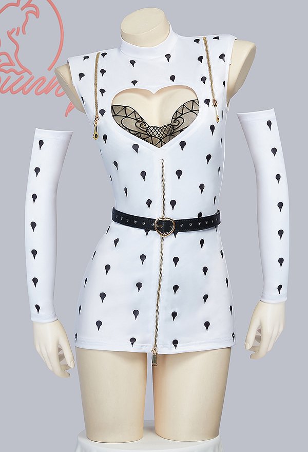 Conjunto de Mono y Vestido con Mangas y Cinturón Derivado de Bugalati