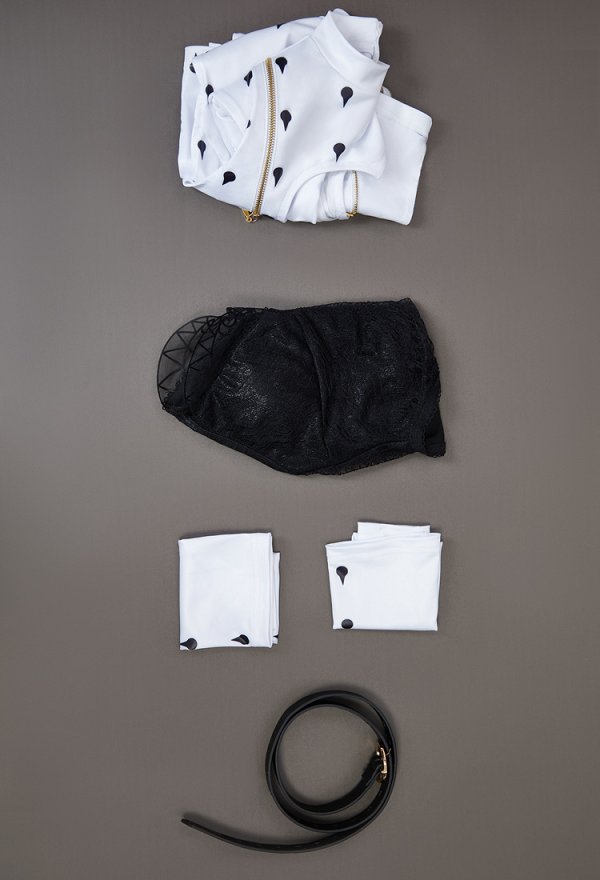 Conjunto de Mono y Vestido con Mangas y Cinturón Derivado de Bugalati