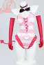 Angel Dust Derivative Sexy Lingerie Costume Bodysuit and Tail with Gloves Thigh-High Stockings