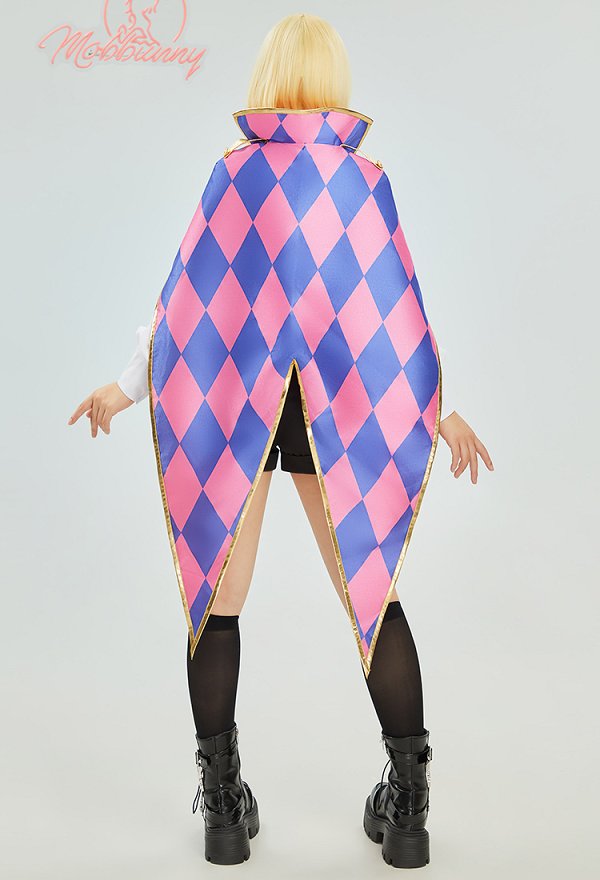 Disfraz de Cosplay Conjunto de camisa y pantalones con peto derivado de Howl capa y collar Disfraz de Cosplay Conjunto de camisa y pantalones con peto derivado de Howl capa y collar