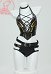 Shadowheart Derivative Sexy Lingerie Set Bandage Halter Top and Cutout Shorts with Arm Ring Belt