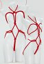 Sexy Lingerie Accessory Red Rope Body Chain Bondage Accessory