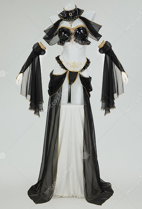 Disfraz de Cosplay Sexy Erotic Anubis Lencería Conjunto Hollow Out Sin Cintura Top y Pantalones con Bajo Falda y Cuello