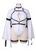 Talla plus C.C. Derivado Sexy Body de Tirantes y calados con Medias Largas