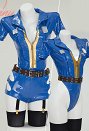 Conjunto de lencería sexy Lucy Derivative, body con cremallera baja y pantalones cortos con aberturas