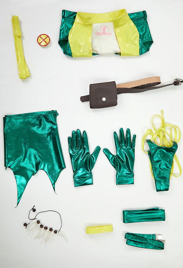 Rogue Derivative Sexy Dessous mit Cutout Oberteil Lingerie Rock mit Höschen Haarband Rogue Derivative Sexy Dessous mit Cutout Oberteil Lingerie Rock mit Höschen Haarband