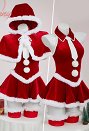 Vocal Derivado Sexy Erótico Navidad Fórmula Ropa Peluche con capa y mangas de la mano