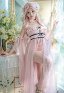 Cosplay Kostüm Sexy Netzkleid und Tanga mit Ärmeln