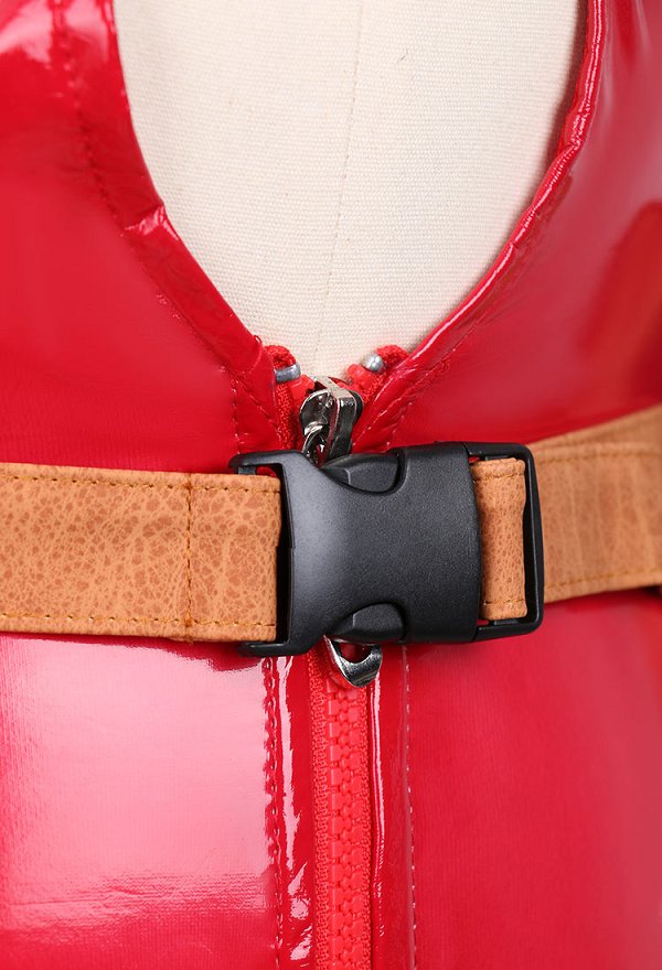 Talla Plus Deadpool Derivado Spin-Off Sexy Erotica Set Body y Cinturón con Riñonera y Casco