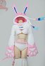 PM Derivado Bikini Furry Paw Sexy Traje Erótico Chaqueta Corta de Felpa y Corsé con Pantalón y Calcetines
