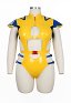 Talla Plus Conjunto sexy inspirado en superhéroe Wolverine: body con transparencias que incluye gorro y guantes
