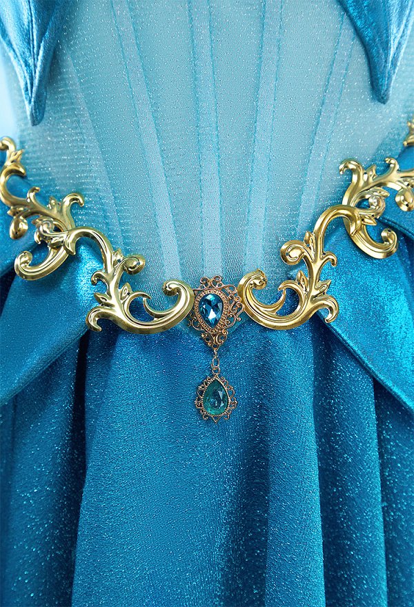 Bloom Derivat Sexy Dessous Kleid Lingerie Tief Ausgeschnit Unregelmäßig Blaues Kleid mit Ärmeln Halsreif Cosplay Bloom Derivat Sexy Dessous Kleid Lingerie Tief Ausgeschnit Unregelmäßig Blaues Kleid mit Ärmeln Halsreif Cosplay