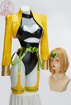 Dio Derivative Sexy Dessous Lingerie Herz Ausschnitt Bodysuit mit Kurz Jacke Gürtel Dio Derivative Sexy Dessous Lingerie Herz Ausschnitt Bodysuit mit Kurz Jacke Gürtel