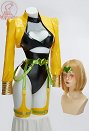 Dio Derivado Sexy Traje Erótico Amor Hueco Cuello Colgante Body con Chaqueta Corto y Cinturón