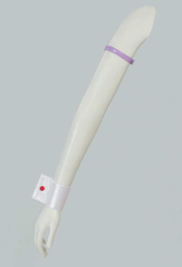 Body de lencería sexy PM Derivative Body ajustado de cuero brillante con cuello y diadema