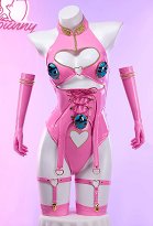 JJBA Giovanna Derivative Sexy Dessous Herz Cutout Neckholder Lingerie Bodysuit Handschuhen Beinringen JJBA Giovanna Derivative Sexy Dessous Herz Cutout Neckholder Lingerie Bodysuit Handschuhen Beinringen