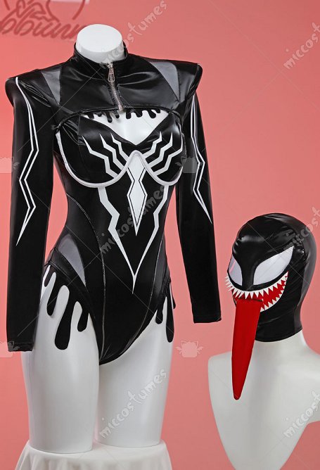 Eddie Derivative Sexy Dessous Set Bodysuit mit Handschuhen und Kopfbedeckung