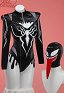 Eddie Derivative Sexy Dessous Set Bodysuit mit Handschuhen und Kopfbedeckung