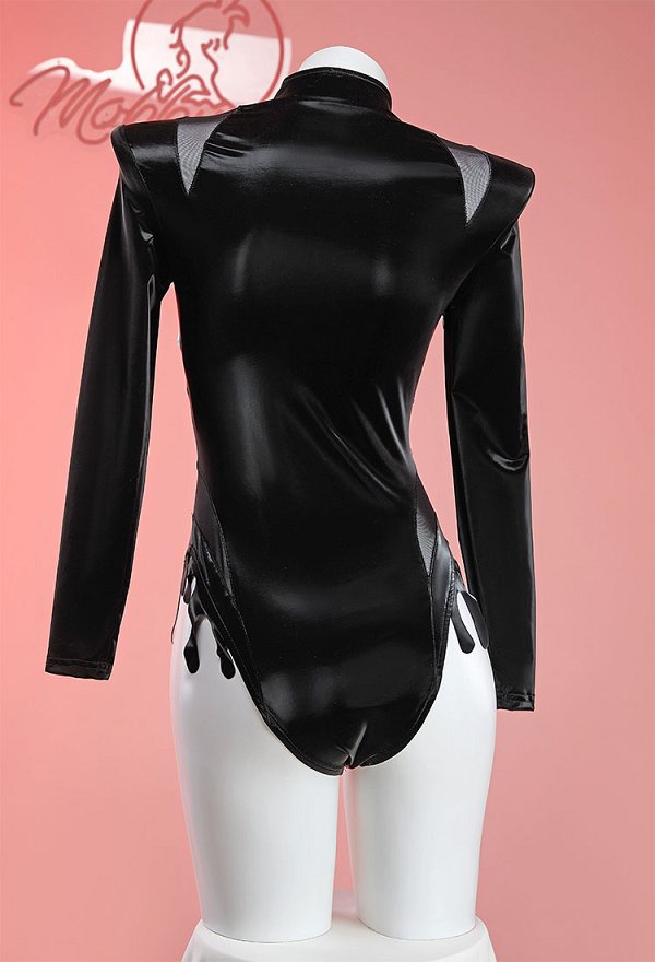 Eddie Derivative Sexy Dessous Set Bodysuit mit Handschuhen und Kopfbedeckung Eddie Derivative Sexy Dessous Set Bodysuit mit Handschuhen und Kopfbedeckung