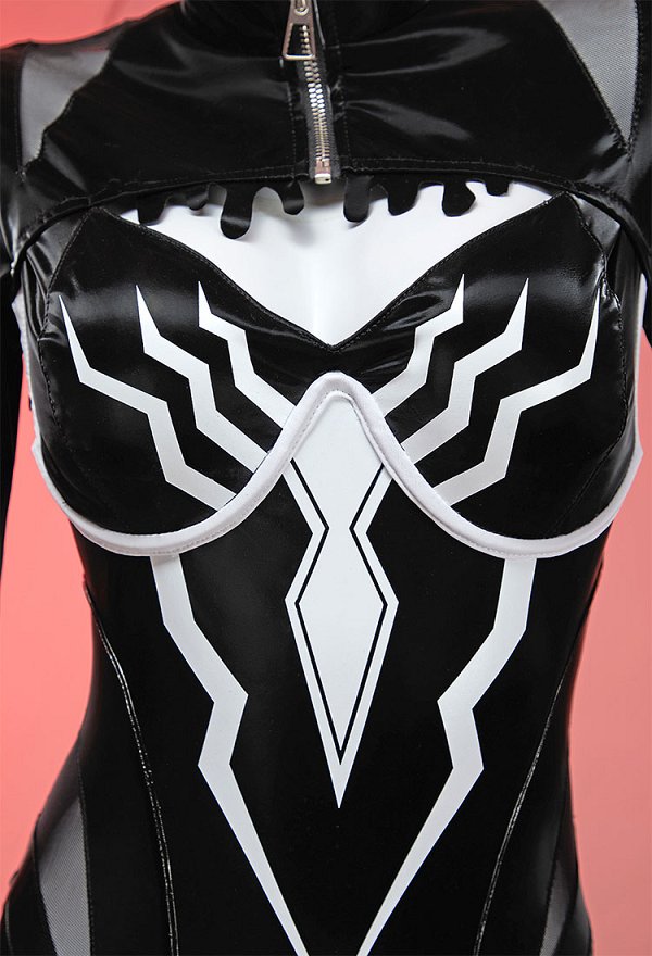 Eddie Derivative Sexy Dessous Set Bodysuit mit Handschuhen und Kopfbedeckung Eddie Derivative Sexy Dessous Set Bodysuit mit Handschuhen und Kopfbedeckung