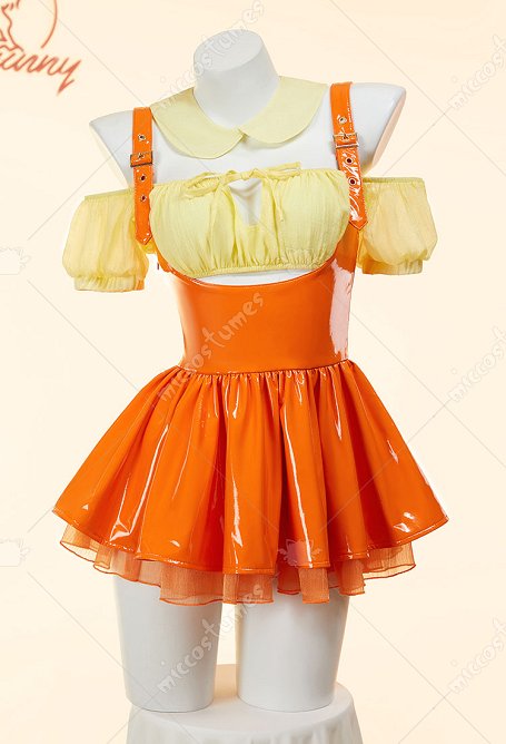 Squid Game costume de cosplay sexy Combinaison haut et robe avec chaussettes