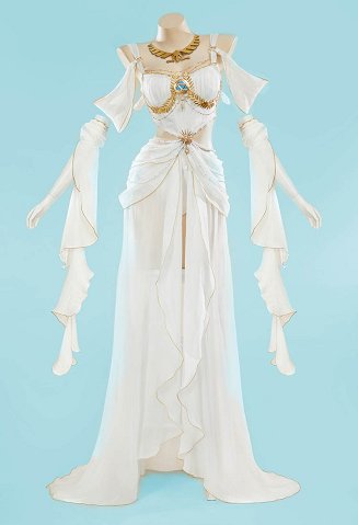 Princesa Zelda Derivada Sexy Lencería Vestido de Baile Conjunto Body partido con mangas y cuello