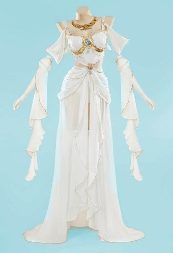 Princesa Zelda Derivada Sexy Lencería Vestido de Baile Conjunto Body partido con mangas y cuello