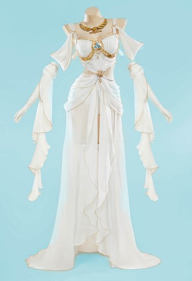 Princesa Zelda Derivada Sexy Lencería Vestido de Baile Conjunto Body partido con mangas y cuello
