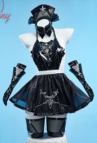 Mobbunny x Lavavajillas1910 2B Sexy Lencería Maid Costume Halter Backless Dress Set Mobbunny x Lavavajillas1910 2B Sexy Lencería Maid Costume Halter Backless Dress Set