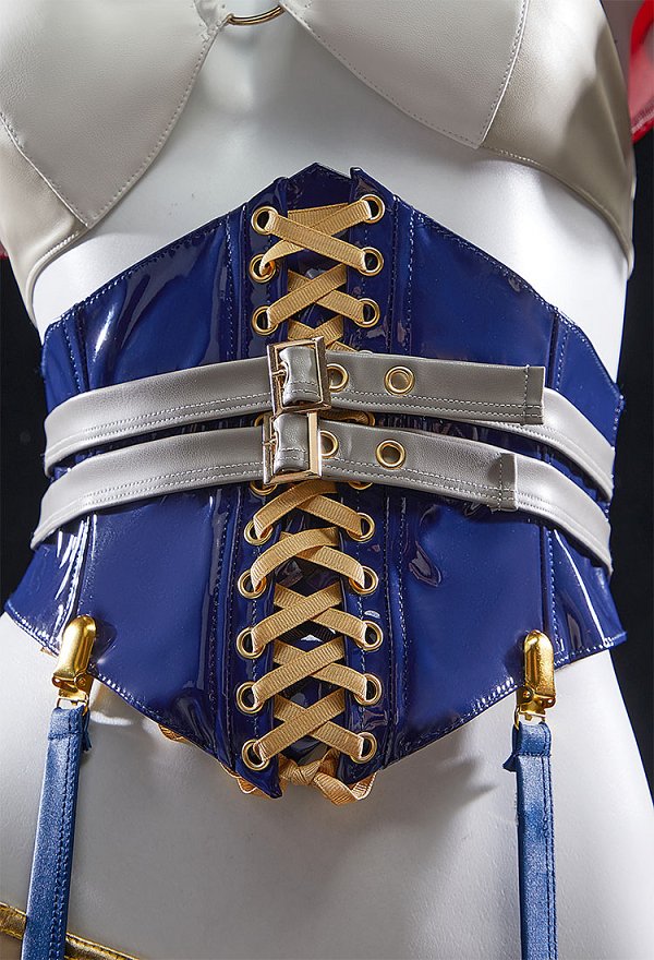 Juego Moba Derivado Conjunto Lencería Sexy Top Braga con Cintura y Chaqueta